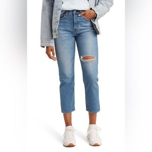 Levi’s Wedgie High Waist Straight Ankle Jeans